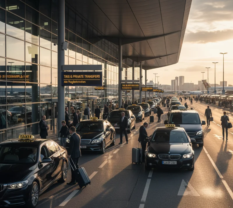 Alle Flughafentransfers abdecken