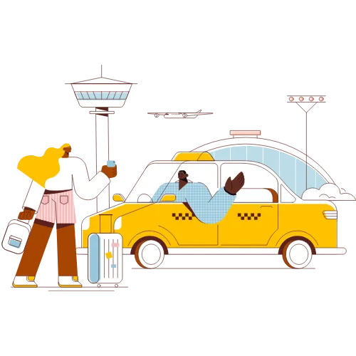 Taxifahrten für Krankentransporte vom Flughafen